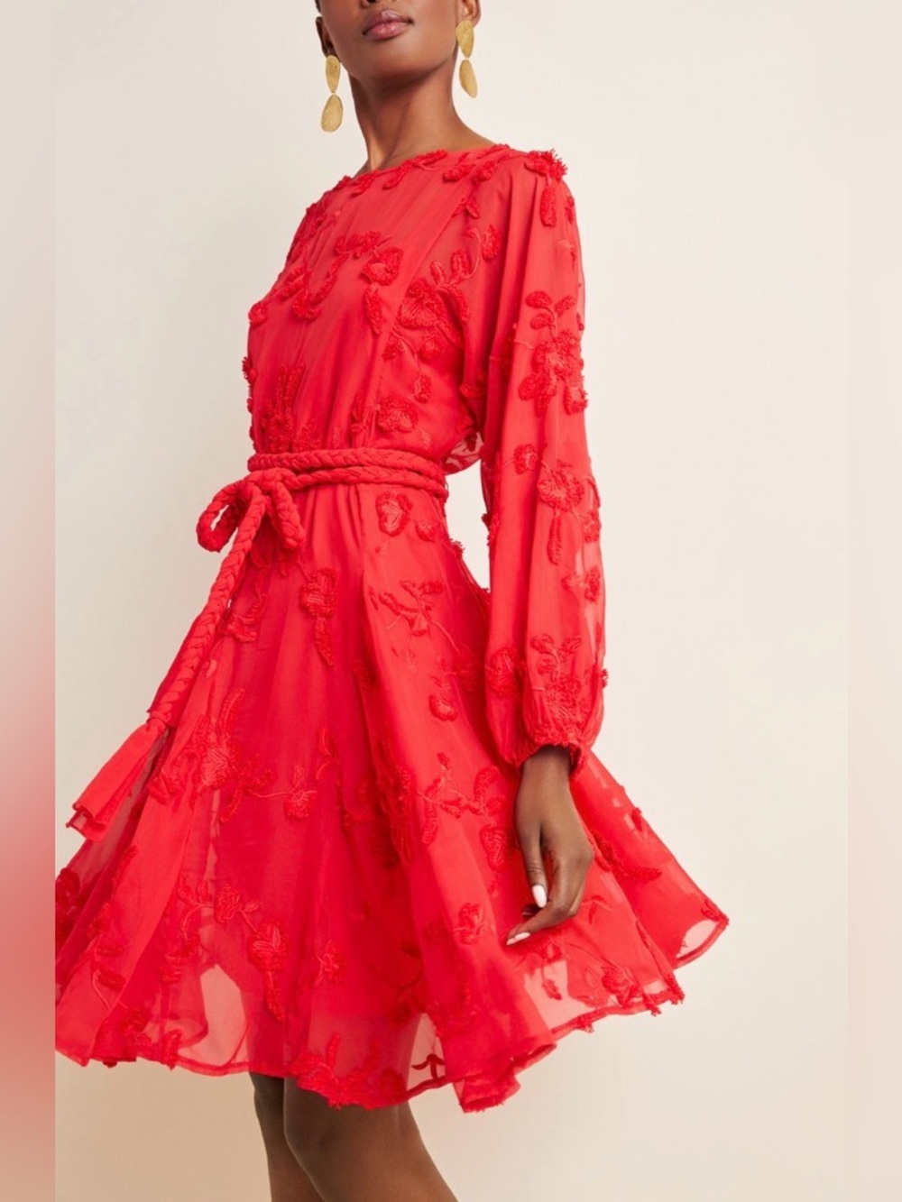 NWT Anthropologie Amal Textured Mini Dress